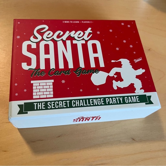 NEW Red and White Secret Santa Card Game - Picture 1 of 2